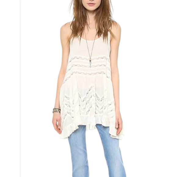 Free People Tops - Free People Women's Voile Trapeze Slip Tank Tea Combo - Regular